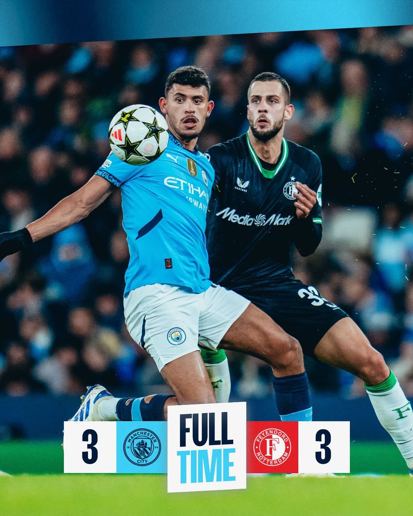 贝尔纳多助曼城险胜，继续追赶领头羊